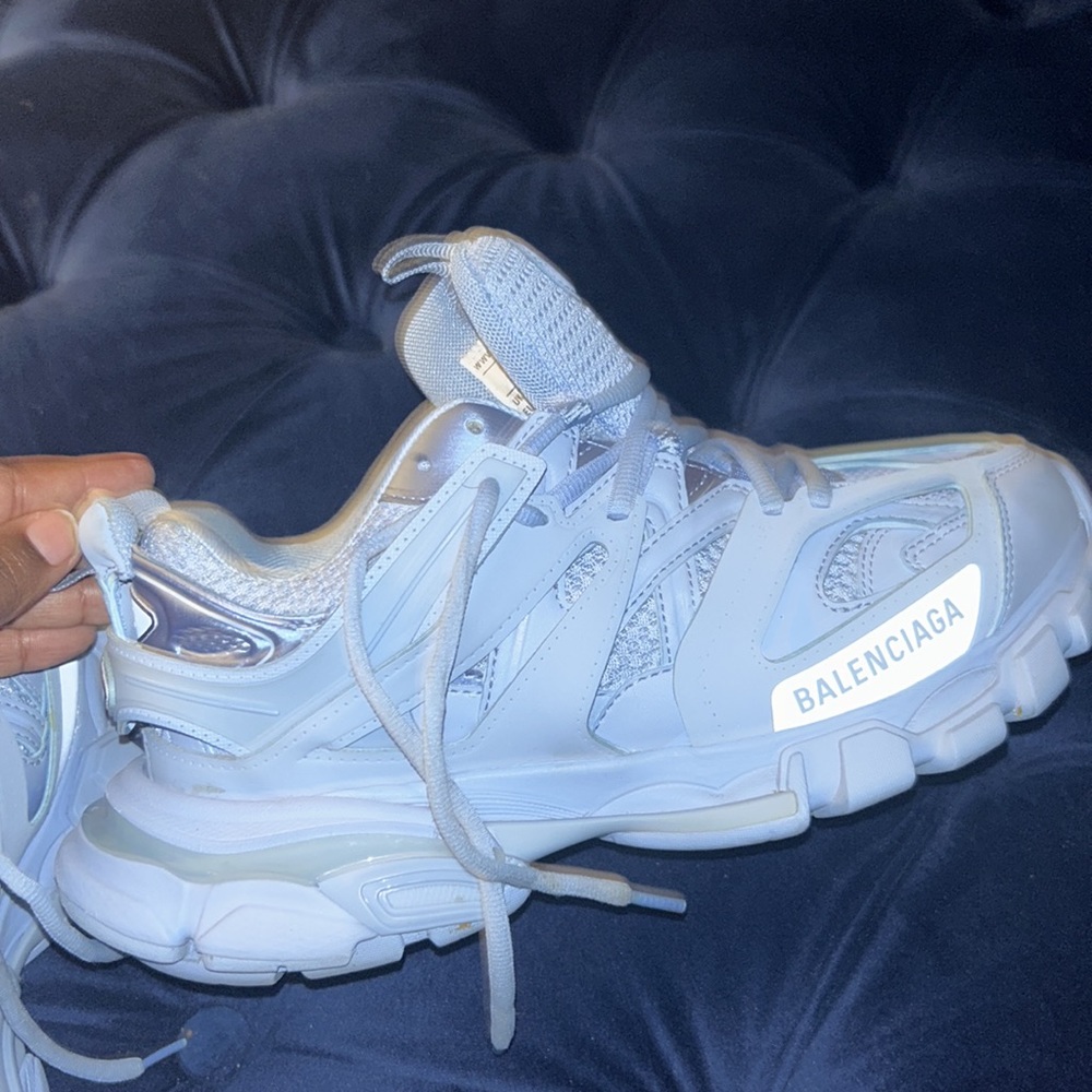 Blue track Balenciaga size 8 only had them on twice - Picture 2 of 5